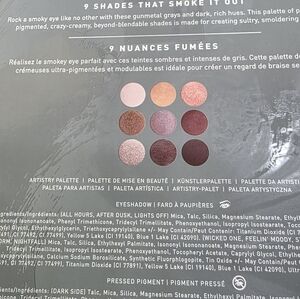 MORPHE NewSmoky  Eyeshadow Palette - 9 Shades (Pink, Copper, Plum, Mauve, Taupe)